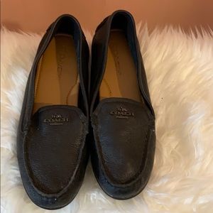 Coach Black Flat size 7 1/2 vey cute & comfortable